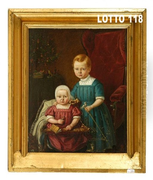 Bambini Oil Painting by Paul Jacques Aime Baudry