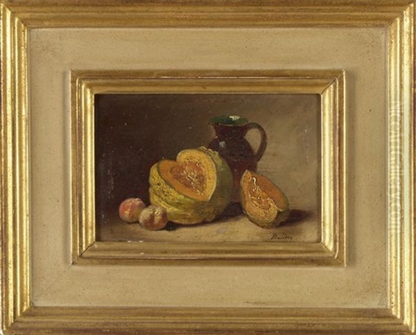 Stillleben Mit Kurbis Und Krug Oil Painting by Paul Jacques Aime Baudry