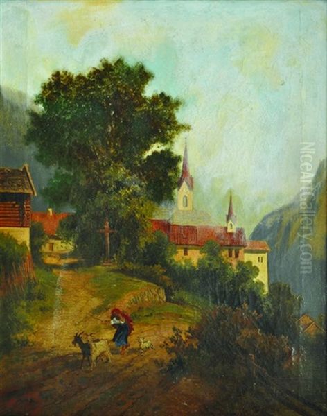 Abschrift, Aus Dem Thieme-becker Kunstler-lexicon Oil Painting by Karl Bauer