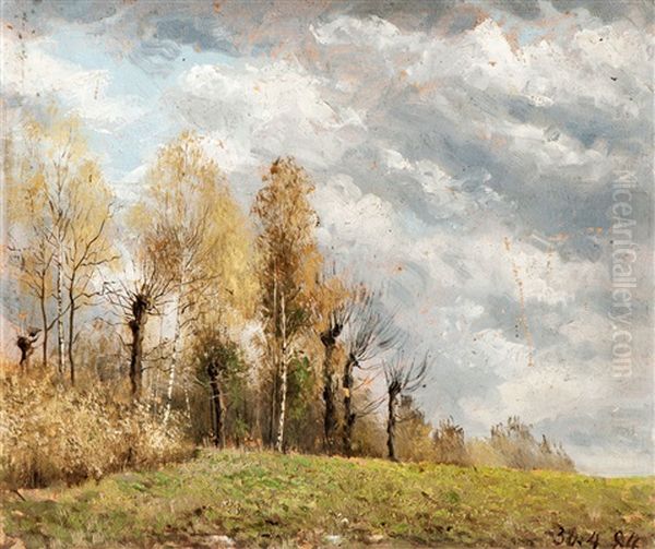 Birkenwaldchen Vor Weimar Oil Painting by Paul Baum