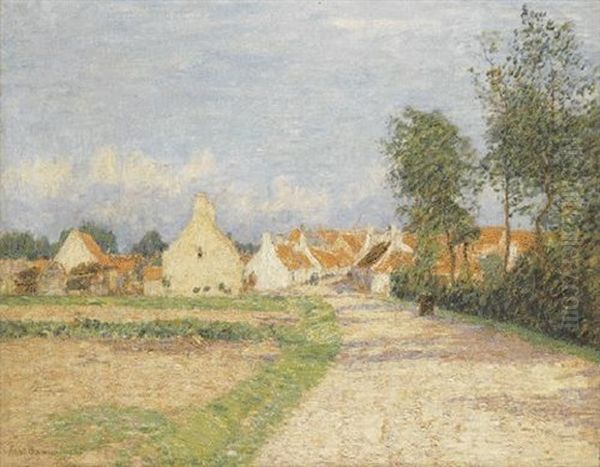 Flamisches Dorf Oil Painting by Paul Baum