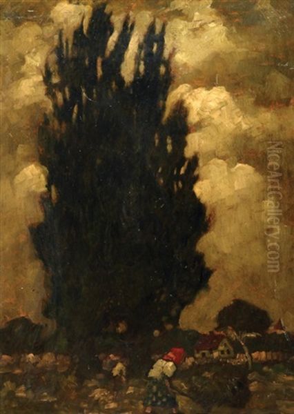 Landscape Oil Painting by Max Baumann