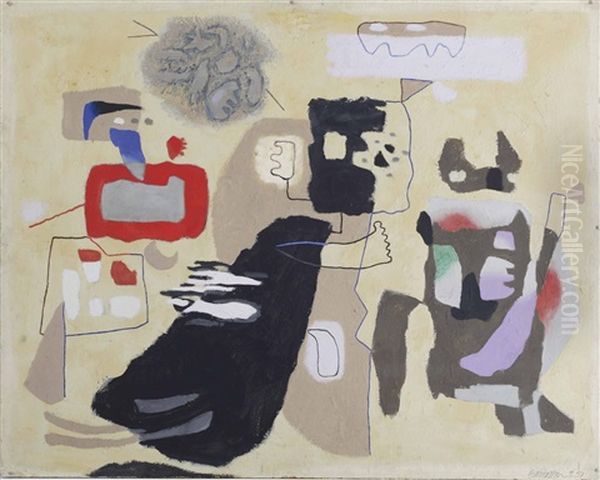 Fra Diavolo Oil Painting by Willi Baumeister