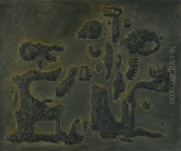 Jura Oil Painting by Willi Baumeister