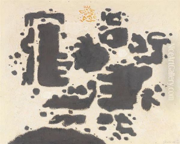 Flucht Der Kontinente Oil Painting by Willi Baumeister