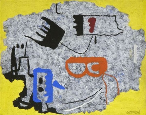 Euphor I Oil Painting by Willi Baumeister