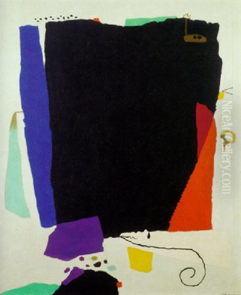 Montaru 16 Oil Painting by Willi Baumeister