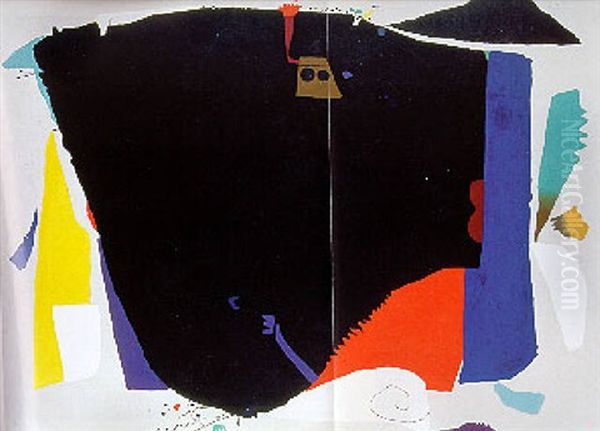 Montaru 3a Oil Painting by Willi Baumeister