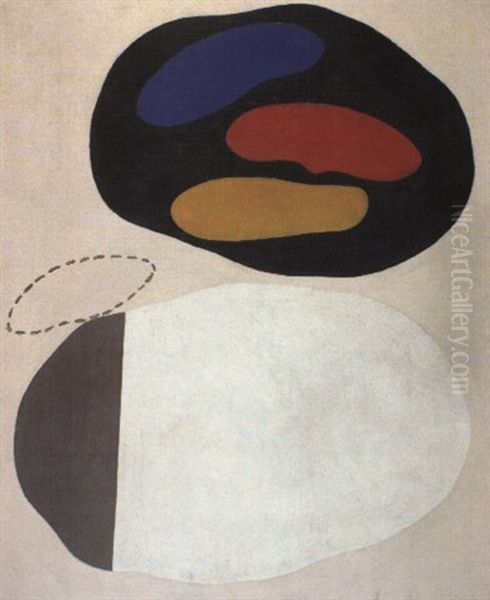 Fafo 5 Oil Painting by Willi Baumeister