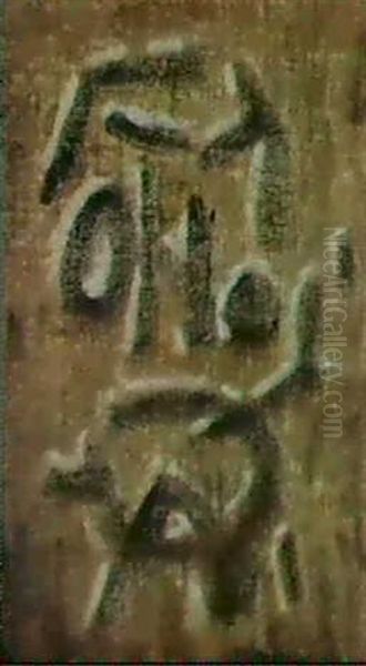 Marduk Oil Painting by Willi Baumeister