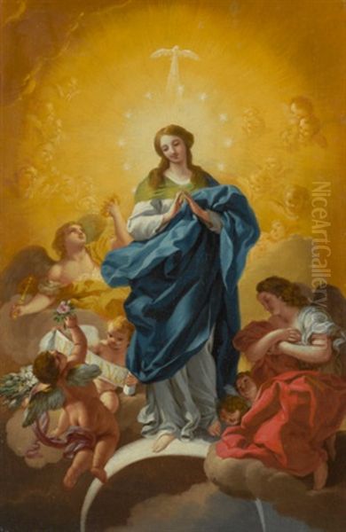 The Immaculate Conception Oil Painting by Francisco Bayeu Y Subias