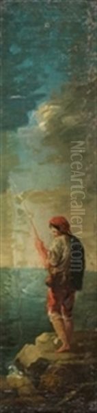 Boceto Carton Para Tapiz Oil Painting by Francisco Bayeu Y Subias