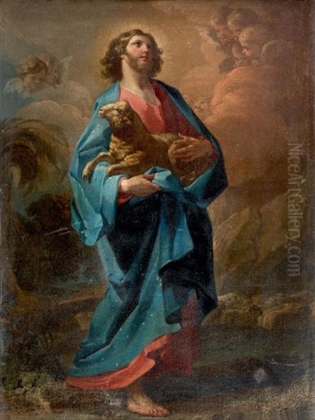 Le Bon Pasteur Oil Painting by Francisco Bayeu Y Subias