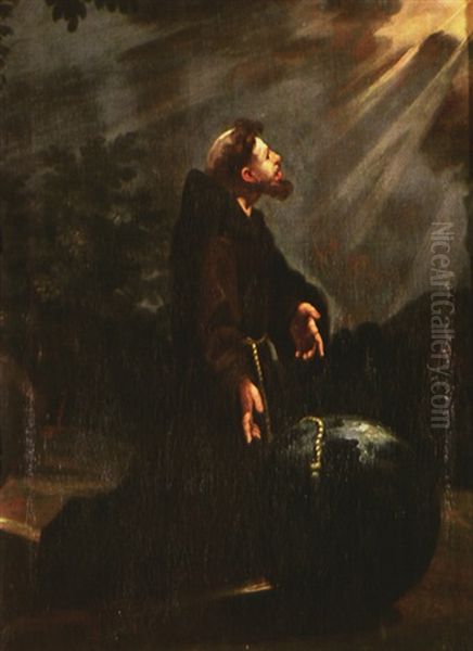 San Fransisco Oil Painting by Francisco Bayeu Y Subias