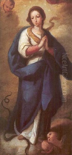 Inmaculada Concepcion Oil Painting by Francisco Bayeu Y Subias