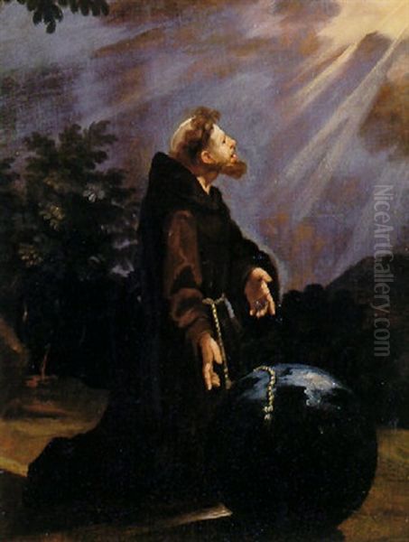 San Francisco Oil Painting by Francisco Bayeu Y Subias