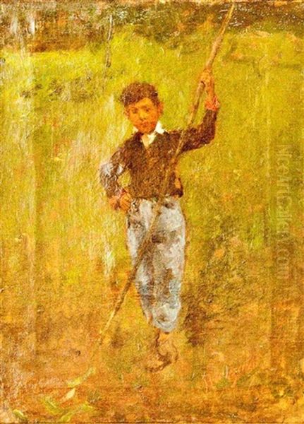 Senza Titolo Oil Painting by Leonardo Bazzaro