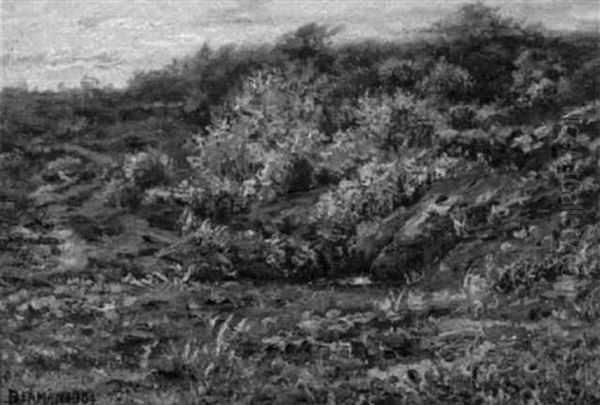 Wild Pinke Oil Painting by Gamaliel Waldo Beaman