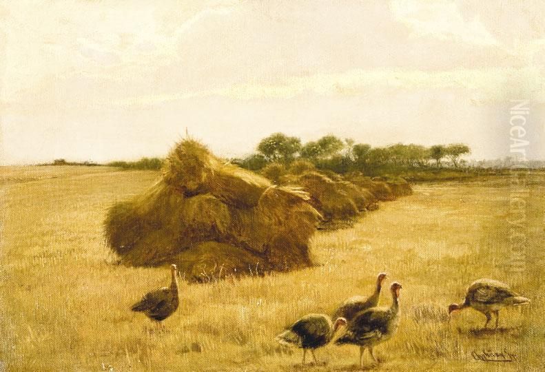 Mezon Oil Painting by Gyula Agghazy