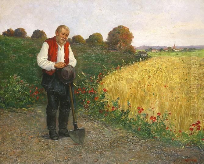 Egy Kis Piheno Oil Painting by Gyula Agghazy