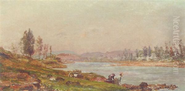 A Summer Day In The Loire Oil Painting by Charles Joseph Beauverie