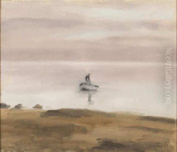 Evening Return Oil Painting by Clarice Marjoribanks Beckett