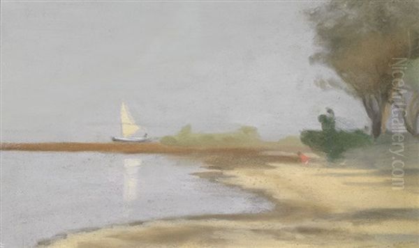 Running With The Wind Oil Painting by Clarice Marjoribanks Beckett