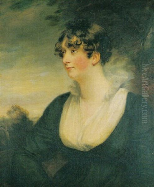 Portrait Of Mrs. Gulston Oil Painting by Sir William Beechey