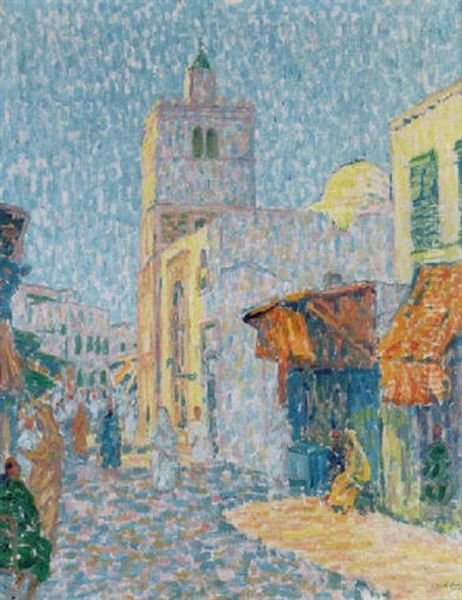 Gatuliv I Marrakesh Oil Painting by Dick Beer