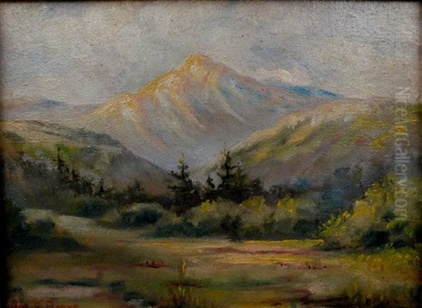 Mountain Landscape Oil Painting by Julie (Hart) Beers