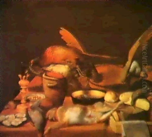 Ein Stilleben Mit Erlegtem Wild Und Lebesmitteln Oil Painting by Osias, the Elder Beert