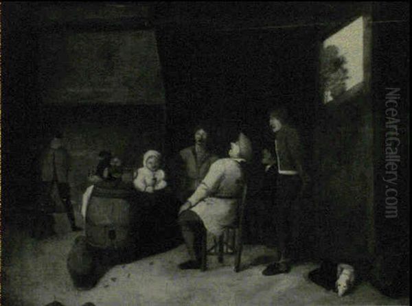 Scene D'auberge Oil Painting by Cornelis Pietersz Bega
