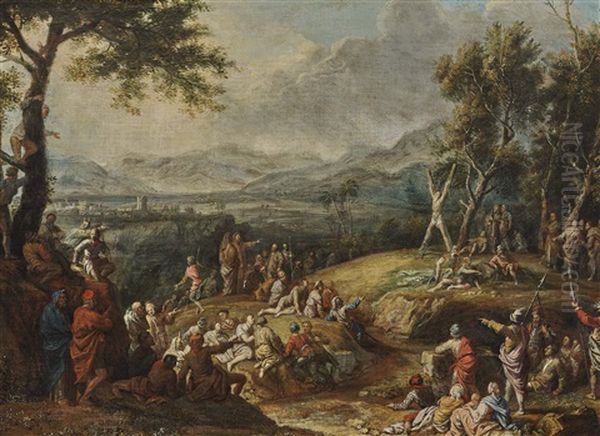 Martyrdom Of St. Andrew Oil Painting by Joachim-Franz Beich