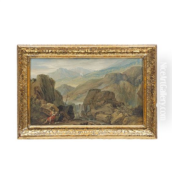 Der Heilige Hieronymus In Der Einode Oil Painting by Joachim-Franz Beich