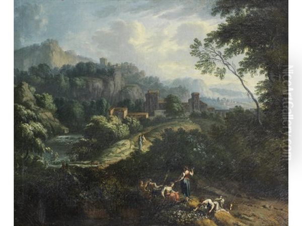 The Four Seasons Oil Painting by Joachim-Franz Beich