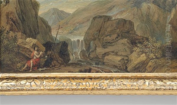 Der Heilige Hieronymus In Der Einode Oil Painting by Joachim-Franz Beich