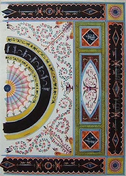 Music Hall Oil Painting by Francois Joseph Belanger