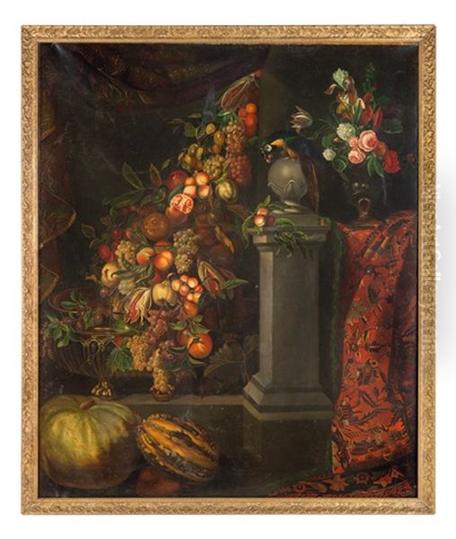 Natura Morta Oil Painting by Jean-Baptiste Ii Belin