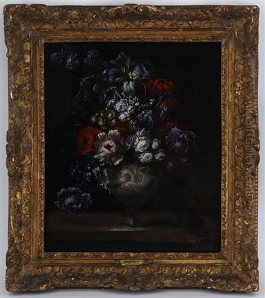 Bouquet De Fleurs Oil Painting by Jean-Baptiste Ii Belin