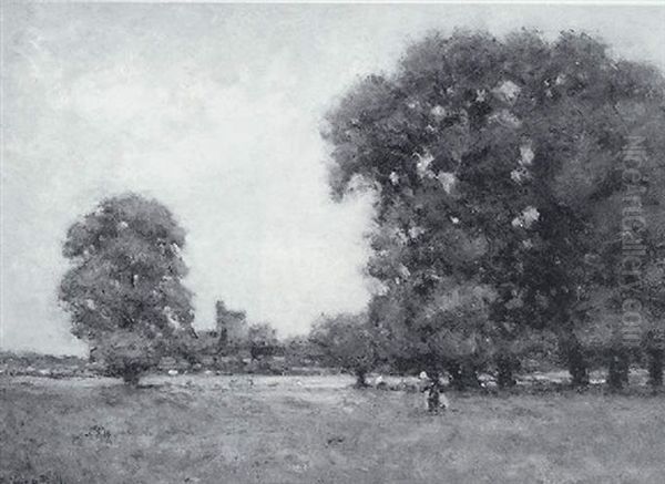 Near Windsor Oil Painting by Arthur George Bell