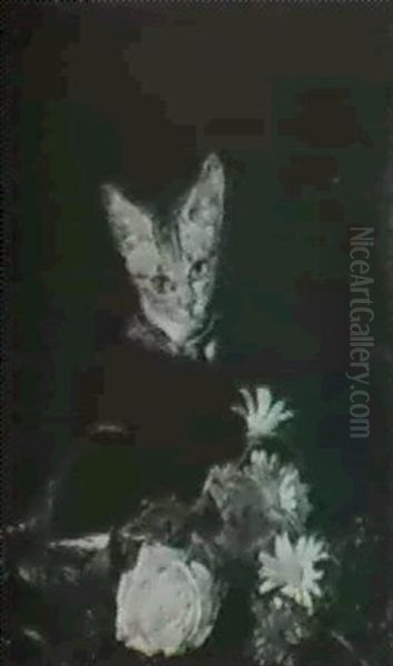 Looking At The Mishap Oil Painting by Edward August Bell