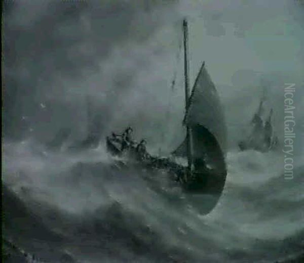 A Race For Life Oil Painting by Stuart Henry Bell