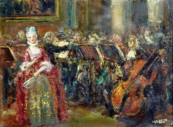 Il Concerto Oil Painting by Vincenzo La Bella