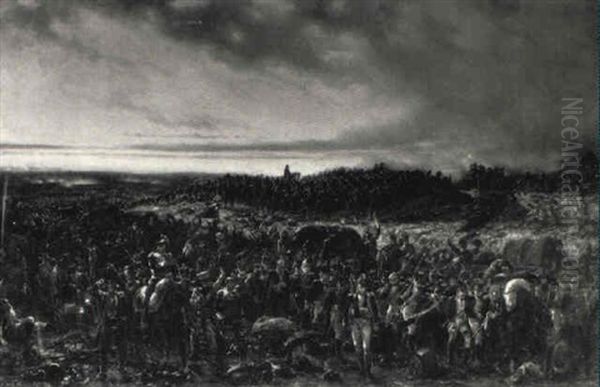 La Retraite De Russie Oil Painting by Hippolyte Bellange