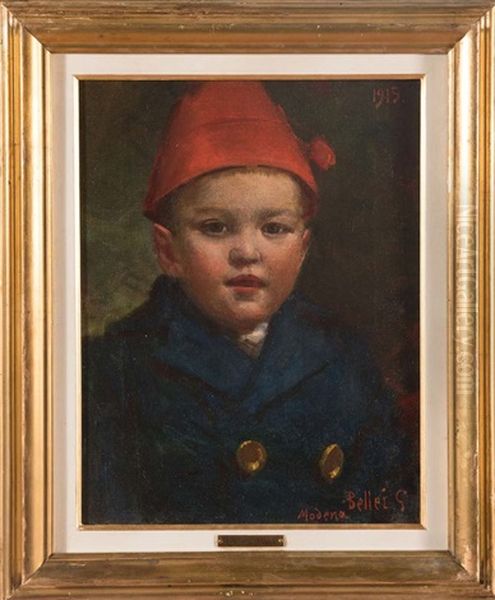 Effigie Di Caiumi Serafino Oil Painting by Gaetano Bellei