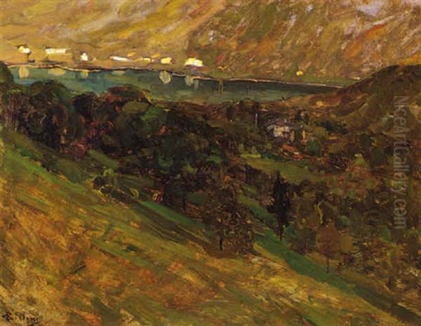 Lago Maggiore Oil Painting by Giorgio Belloni