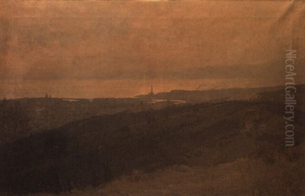 Grande Paesaggio Oil Painting by Giorgio Belloni