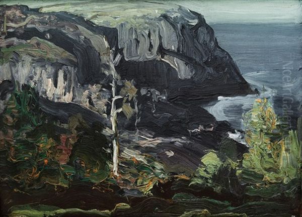 An Inn By The Ocean Oil Painting by George Wesley Bellows