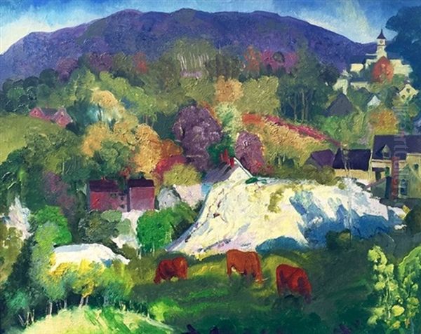 An Inn By The Ocean Oil Painting by George Wesley Bellows