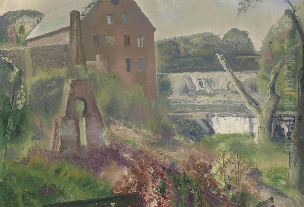 Deserted Factory Oil Painting by George Wesley Bellows